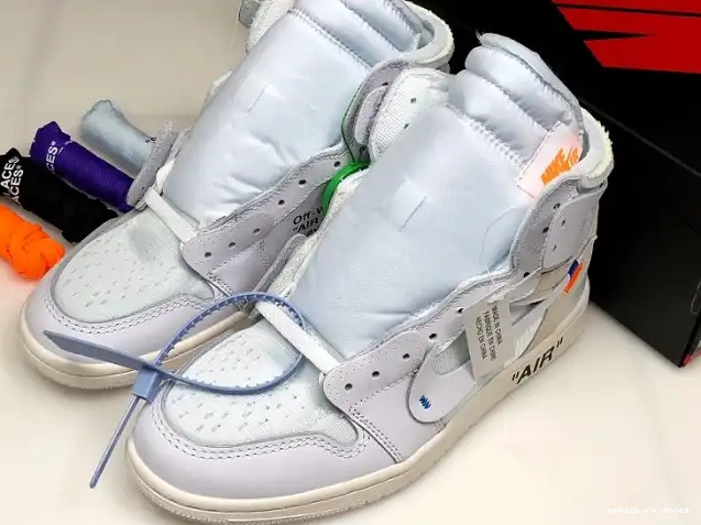 Cheap Jordan Off-White 1 High Air AQ0818-100 White Retro 0513